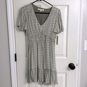 Green summer dress size S